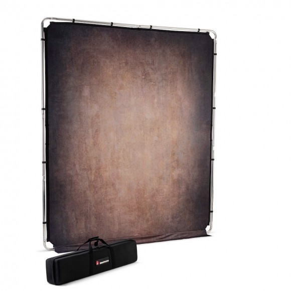 EzyFrame Vintage Background 2 x 2.3m Walnut 